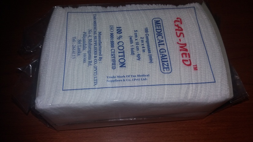 All - Tas Med Medical Gauze 5cm x 10cm 4ply - 100 compresses