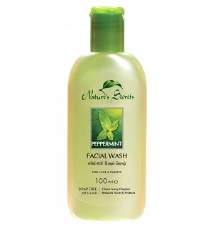 All - NATURE SECRETS Face Wash Peppermint  50ml