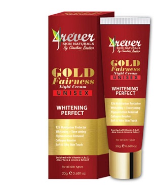 WHITENING CREAM and FACE CREAM ,NIGHT CREAM - 4REVER NIGHT CREAM GOLD FAIRNESS  20G