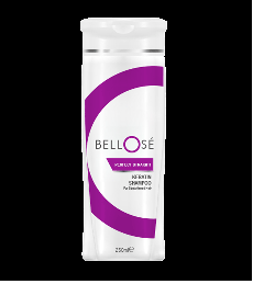 SHAMPOO  - BELLOSE SHAMPOO  PERFECT STRAIGHT KERATIN  210 ml