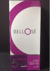 HAIR COLOR SHAMPOO AND BLACK HENNA - BELLOSE 5 MIN WOMEN COLOR 1.0 JET BLACK  30ML