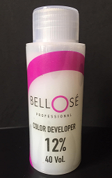 HAIR COLOR SHAMPOO AND BLACK HENNA - BELLOSE DEVELOPER 12% 4D vOL. 60ML