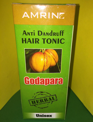 HAIR OIL AND HAIR CREAM TONIC CASTER OIL  - AMRIN GODAPARA ANTI DANDRAFF LOTION 100ml 