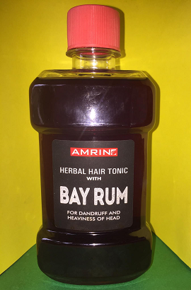 HAIR OIL AND HAIR CREAM TONIC CASTER OIL  - AMRIN HAIR TONIC WITH BAY RUM 250ML