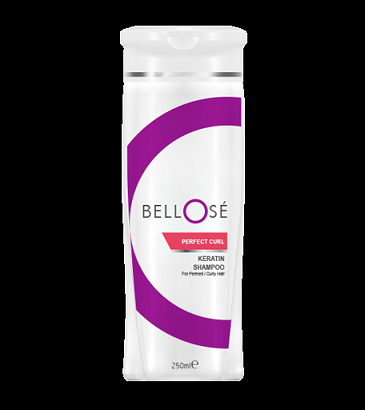 SHAMPOO  - BELLOSE SHAMPOO PERFECT CURL KERATIN 210ML
