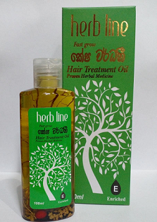 HAIR OIL AND HAIR CREAM TONIC CASTER OIL  - HERBLINE Hair Oil Keshawardhani 100 Ml 