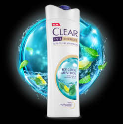 SHAMPOO  - CLEAR SHAMPOO ICE COOL MENTHOL  180ML