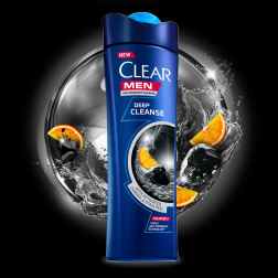 SHAMPOO  - CLEAR SHAMPOO MEN  ANTI DAND DEEP CLEANSE  180ML