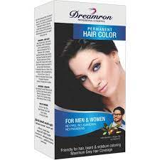 HAIR OIL AND HAIR CREAM TONIC CASTER OIL  - DREAMRON HAIR COLOR PERMANENT 1.0 KERATIN BLACK  60ML