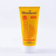 CLEANSER , TONER, PACK  & SCRUB Mask  - DREAMRON CLEANSING CREAM VITAMIN C 180ML