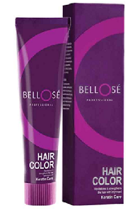 HAIR COLOR SHAMPOO AND BLACK HENNA - BELLOSE HAIR COLOR MEDIUM BROWN 4.0 60ML