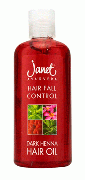 HAIR OIL AND HAIR CREAM TONIC CASTER OIL  - Janet hair oil  Dark Henna 300ml