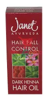 HAIR OIL AND HAIR CREAM TONIC CASTER OIL  - JANET HAIR OIL DARK HENNA  100ML