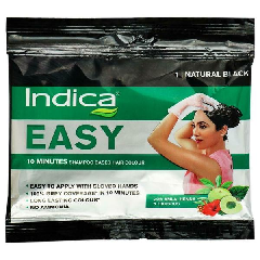 HAIR COLOR SHAMPOO AND BLACK HENNA - INDICA HAIR COLOR SHAMPOO  BLACK 25ml