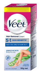 All - VEET HAIR REMOVE CREAM ALOE 50G SENSITIVE SKIN