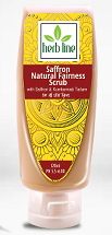 HERBAL SCRUB - HERBLINE Scrub Saffron Natural Fairness 120 Ml 