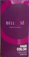 HAIR COLOR SHAMPOO AND BLACK HENNA - BELLOSE HAIR COLOR 60ML 2.0 + DEVELOPER