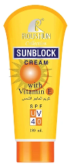 FACE CREAM DAY CREAM NIGHT CREAM  - ROUSHUN SUN BLOCK 40 180ML