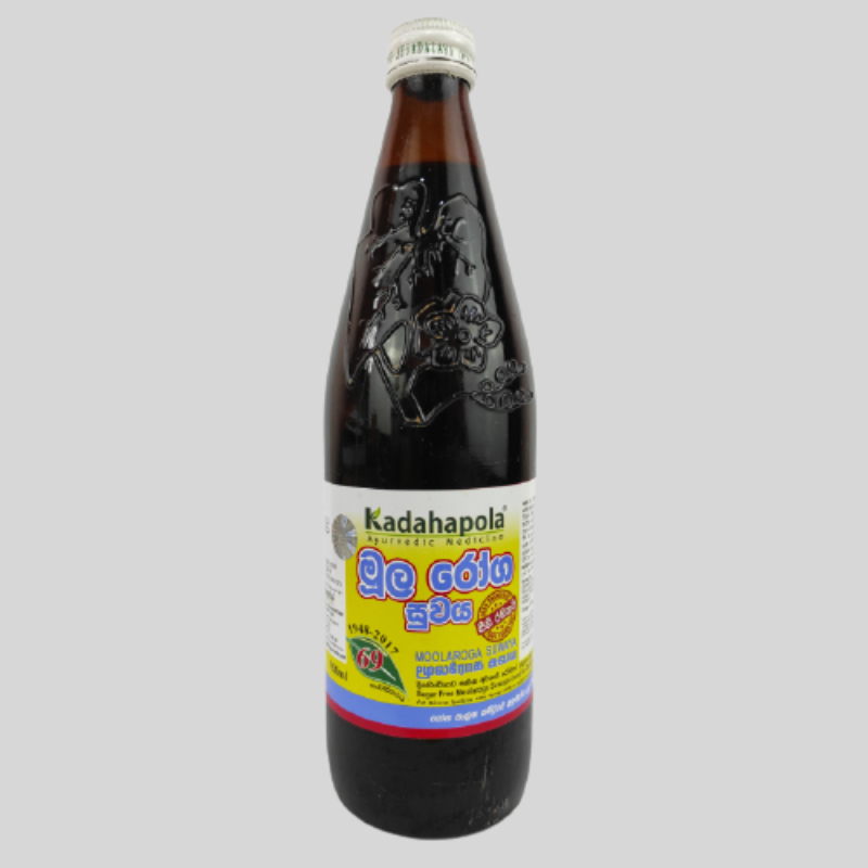 AYURWEDIC PRODUCT  - KADAHAPOLA MOOLA ROGA SUWAYA SUGAR FREE 375ML