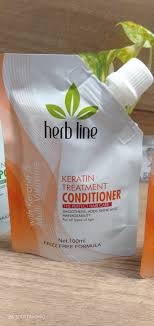 CONDITIONER - HERBLINE Conditioner Keratin Treatment 100ML pouch