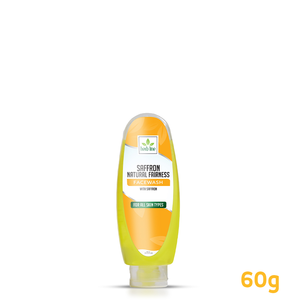FACE WASH / FACIAL WASH - HERBLINE Saffron Face Wash 50ml