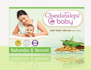 All - CHANDANALEPA Baby Soap Kohomba Venivel 70G