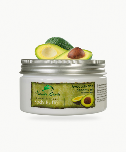 BODY LOTION - NATURE SECRETS Body Butter Avocado Sesame Oil 200ML