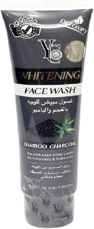 FACE WASH / FACIAL WASH - YC FACE WASH BAMBO CHARCOAL 100ML