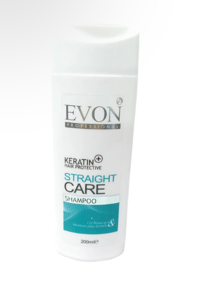 SHAMPOO  - EVON SHAMPOO STRAIGT CARE 200ML