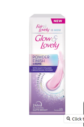 FACE CREAM DAY CREAM NIGHT CREAM  - GLOW & LOVELYFACE CREAM POWDER FINISH 50G