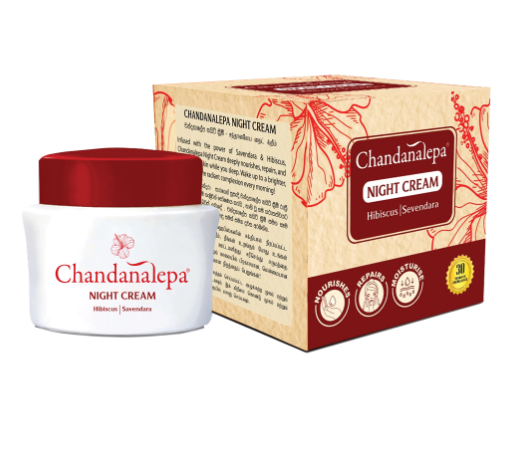 All - CHANDANALEPA Night Cream Hibiscus Savandara 40G