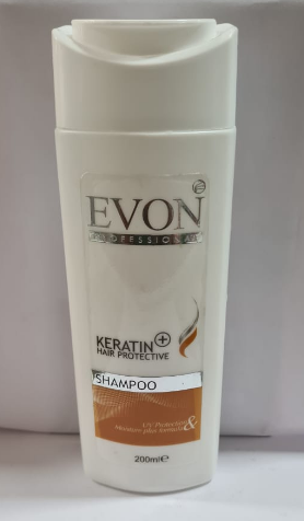 SHAMPOO  - EVON SHAMPOO KERATIN HAIR PROTECTIVE 200ML