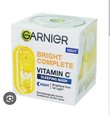 FACE CREAM DAY CREAM NIGHT CREAM  - GARNIER VITAMIN C SLEEPING MASK 18G