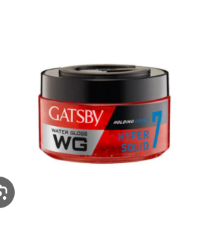 HAIR OIL AND HAIR CREAM TONIC CASTER OIL  - GATSBY HAIR GEL HYPER SOLID WATER GLOSS 300G