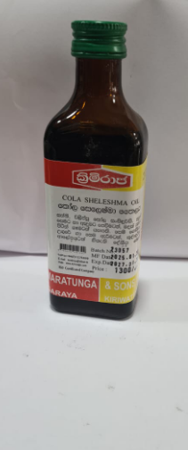 AYURWEDIC PRODUCT  - KRIMIRAJA KOLASHLESHMA OIL 180ML