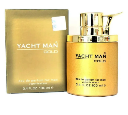 PERFUMES & COLOGNES, BODY SPRAY - YATCH MAN PRFUME GOLD 100ML