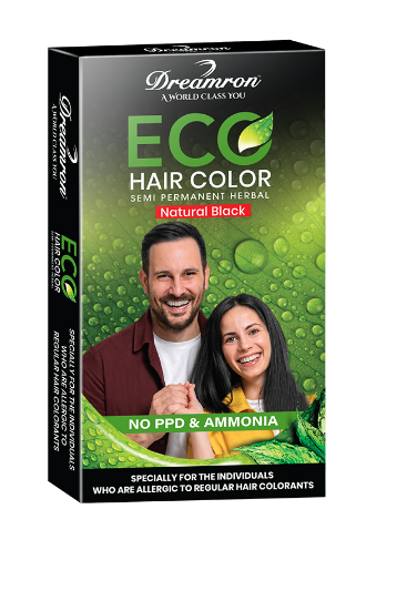 HAIR OIL AND HAIR CREAM TONIC CASTER OIL  - DREAMRON ECO HAIR COLOR NATURAL BLACK 
