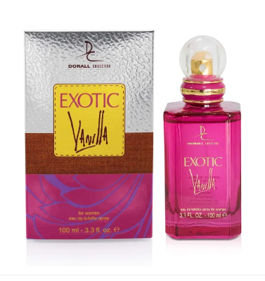 PERFUMES & COLOGNES, BODY SPRAY - DORALL PERFUME EXOTIC VANILLA  100ML