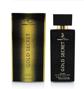 PERFUMES & COLOGNES, BODY SPRAY - DORALL PERFUME GOLD SECRET  100ML