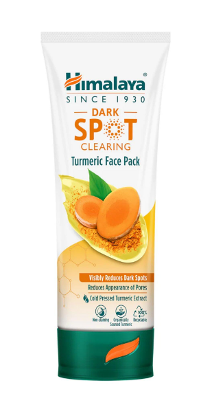CLEANSER , TONER, PACK  & SCRUB Mask  - HIMALAYA FACE PACK TURMERIC 50ML