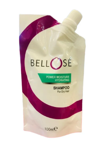 HAIR OIL AND HAIR CREAM TONIC CASTER OIL  - BELLOSE POWER MOISTURE SHAMPOO POUCH 100ML