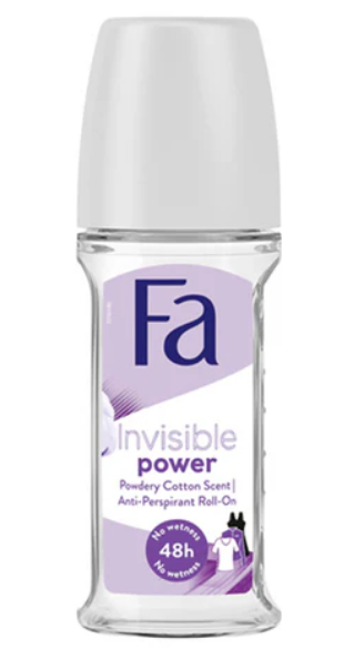 PERFUMES & COLOGNES, BODY SPRAY - FA DEODRANT INVISIBLE POWER 50ML